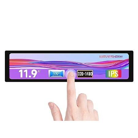 【平行輸入品】Waveshare 11.9インチ 静電容量式タッチスクリーンLCD Raspberr...