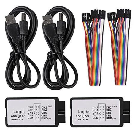 【平行輸入品】2pcs USB Logic Analyzer Device with USB Cab...
