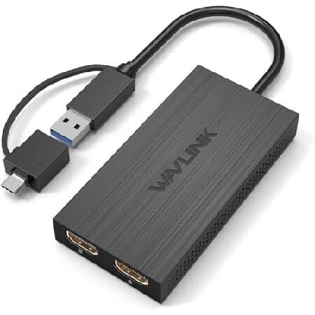【平行輸入品】Wavlink USB 3.0 - デュアルHDMI 4K UHD ユニバーサルビデオ...