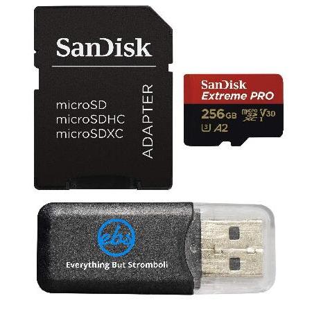 SanDisk Extreme V30 A2 256GB Micro SD Proカード DJI A...