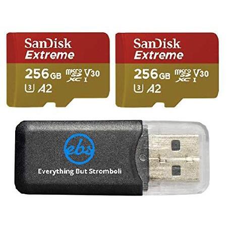 SanDisk Extreme V30 A2 256GB Micro SDカード(2パック) DJI...