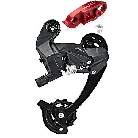 【平行輸入品】CYSKY 自転車リアディレイラー 6/7/8/9/10/11 スピード レッドハンガ...