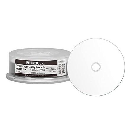 【平行輸入品】Ritek Pro BD-R BDR-254-RTPWGN-25C