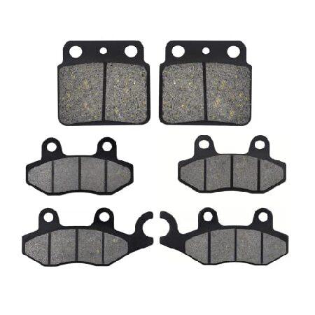 【平行輸入品】AHL Front and Rear Brake Pads for SUZUKI LT...
