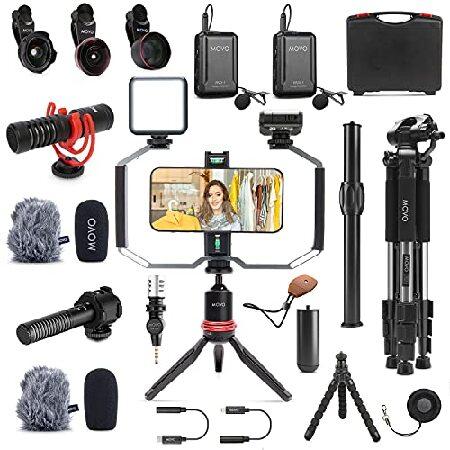 【平行輸入品】Movo iVlog5 Director’s Vlogging Kit for iPh...