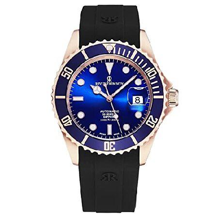 【平行輸入品】Revue Thommen Men's 'Diver' Blue Dial Black...