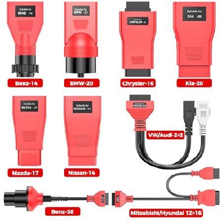 【平行輸入品】Autel Original 9PCS Non-Standard OBDII OBD ...