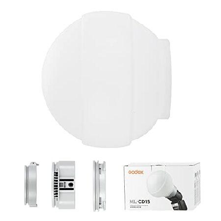 【平行輸入品】Godox ML-CD15 ディフューザー 3つのアダプター 折りたたみ式 シリコン素...