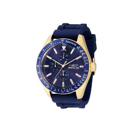 【平行輸入品】Invicta Men's Aviator 38403 Gold/Blue Tone ...
