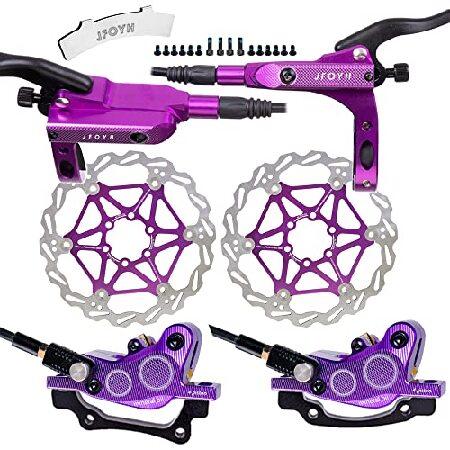 【平行輸入品】JFOYH 4-Piston MTB Hydraulic Brake Set with...