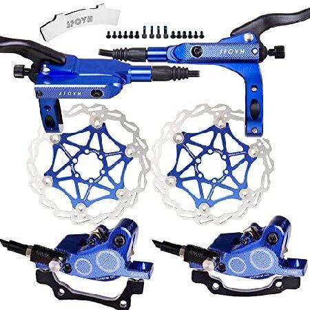 【平行輸入品】JFOYH 4-Piston MTB Hydraulic Brake Set with...