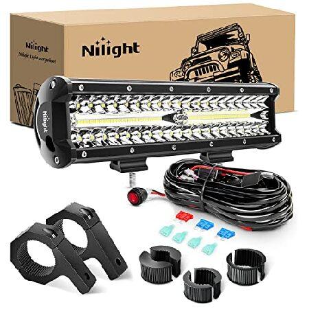 【平行輸入品】Nilight 12 Inch 300W LED Light Bar Triple R...