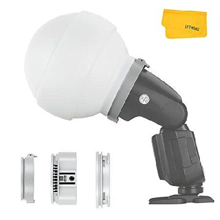 【平行輸入品】Godox ML-CD15 拡散ドームキット アダプター3個付き フラッシュディフュー...