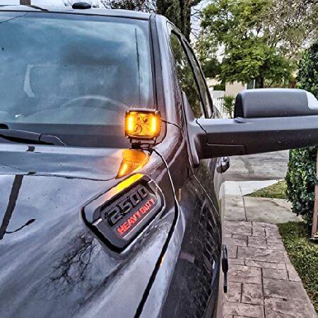 【平行輸入品】Hood Mount kit with DRL for RAM 2500 by M＆R...