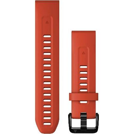【平行輸入品】Garmin QuickFit 20 Flame Red Silicone Band
