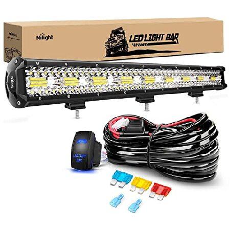 【平行輸入品】Nilight 26 Inch 540W LED Light Bar Triple R...