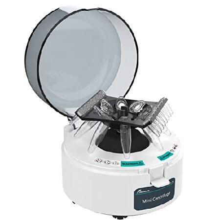 【平行輸入品】ミニ遠心機 4000RPM 0.2ml/1.5ml/2ml 2イン1ローター付き ポー...