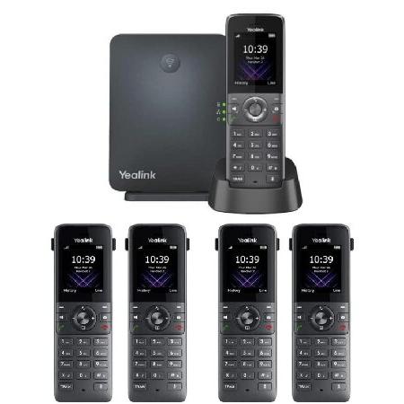 【平行輸入品】Yealink 電話 W73P+4-W73H 携帯電話本体