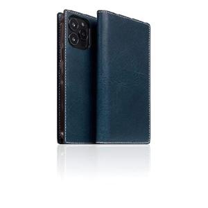 【平行輸入品】SLG レザーウォレットケース iPhone 13 Pro Max D7 イタリア製ワックスレザーダイアリーフリップカバーカー