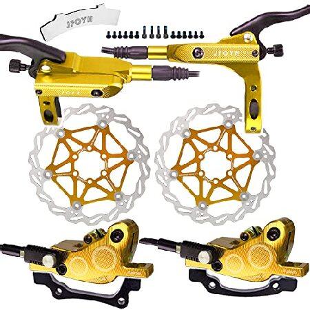 【平行輸入品】JFOYH 4-Piston MTB Hydraulic Brake Set with...