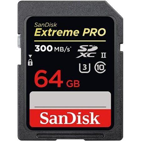 【平行輸入品】SanDisk 64GB Extreme PRO SDXC UHS-II Card W...