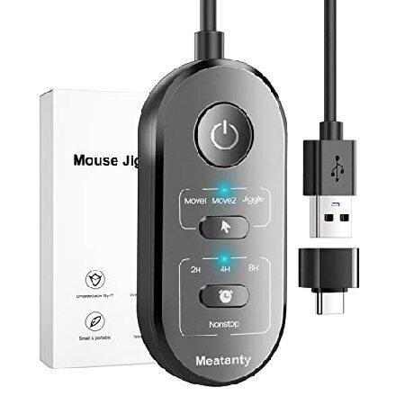 Meatanty 3イン1 マウスジグラー USBマウスムーバー タイマー付き 個別モード選択とオン...