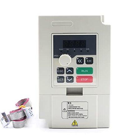 【平行輸入品】RATTMMOTOR 2.2KW VFD 110V Single to 3 Phase...