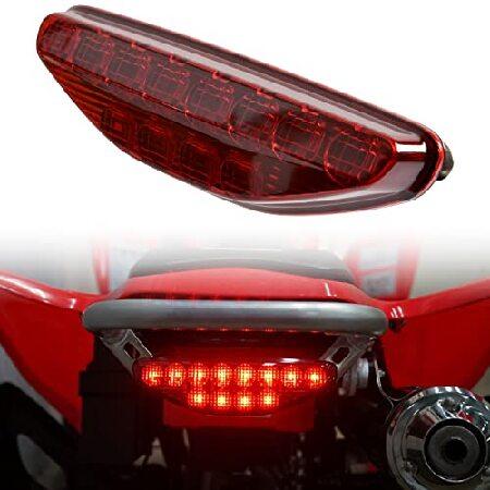 【平行輸入品】ATV レッドLEDテールライトアセンブリ ホンダ TRX 450R SAUTVS リ...