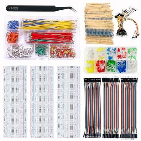 【平行輸入品】ELOOGAA Arduino Project Breadboards Kit,3Pc...