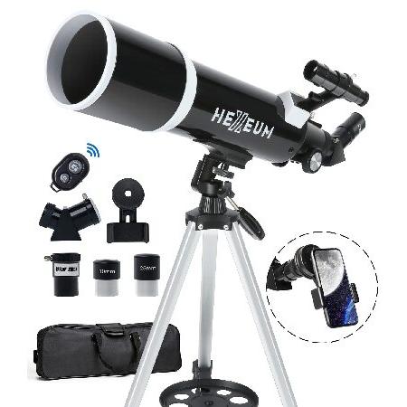 【平行輸入品】Telescope for Adults ＆ Beginner - 80mm Aper...