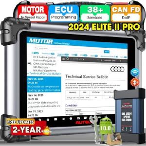 【平行輸入品】Autel MaxiSys Elite II PROスキャナー 2年更新 $2590、2024 Elite 2 PRO モーターT