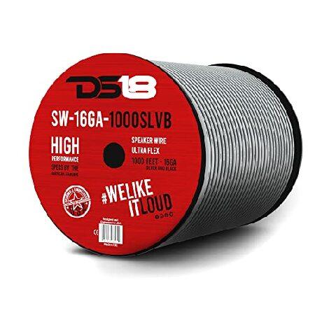 【平行輸入品】DS18 SW-16GA-1000SLVB 16-GA ウルトラフレックススピーカーワ...