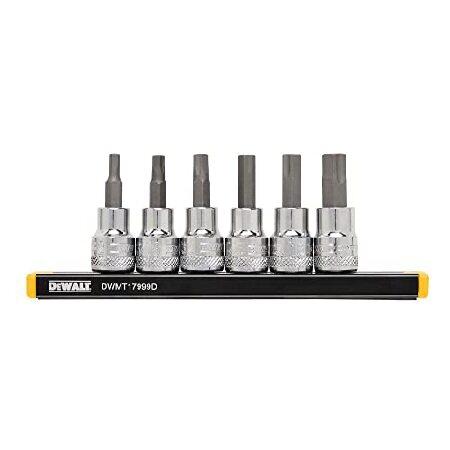 【平行輸入品】DEWALT 3/8 DRIVE, SAE HEX SOCKET SET, 6PC (...