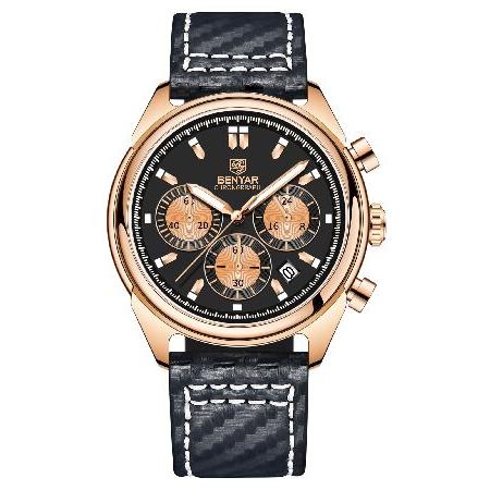 BENYAR Men&apos;s Analog Chronograph Watch, Quartz Wris...