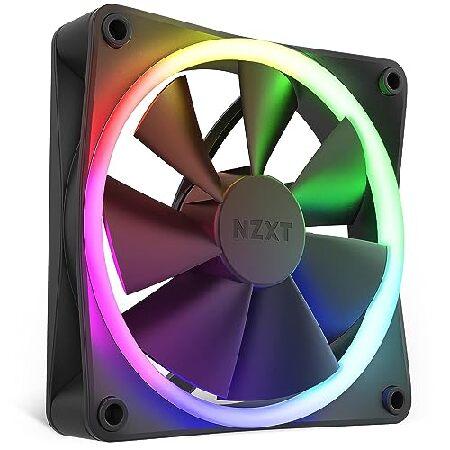 【平行輸入品】NZXT F120RGB 120mm RGB対応 ブラック PCケースファン RF-R...