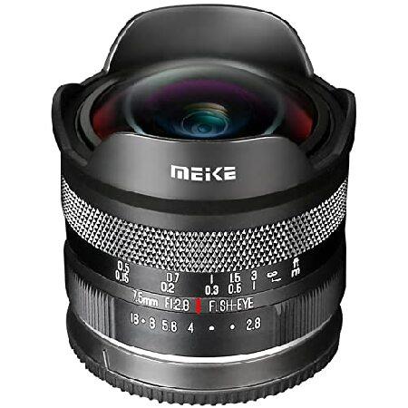 【平行輸入品】Meike 7.5mm f2.8 超広角マニュアルフォーカス 対角魚眼レンズ Niko...