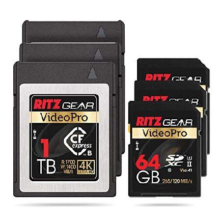 【平行輸入品】Ritz Gear VideoPro CFExpress Type B 1TB Car...