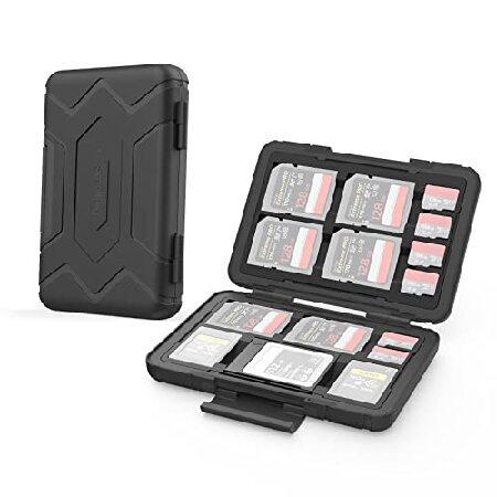 【平行輸入品】SMALLRIG SDカードホルダー メモリーカードホルダーケース 15スロット 防水...