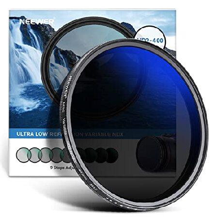 【平行輸入品】NEEWER 46mm MRC 可変NDフィルター ND2-ND400 中性濃度 調整...