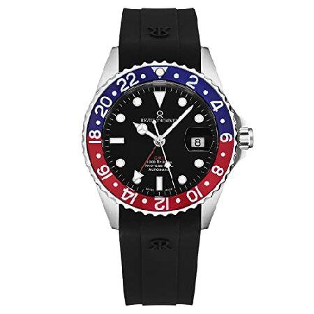 【平行輸入品】Revue Thommen Men's 'Diver' Black Dial Blue...