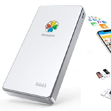 【平行輸入品】iDiskk Mfi認証 4TB 外付けハードドライブ iPhone ＆ iPad (...