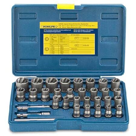 【平行輸入品】THINKPRO Upgrade Bolt Extractor Kit, 32PCS ...