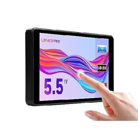 【平行輸入品】Waveshare 5.5インチ 2K 静電容量式タッチLCDディスプレイ Raspb...