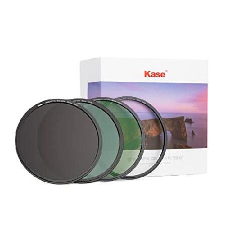 【平行輸入品】Kase 82mmプレミアム磁気4フィルターキット:R-MCUV、ND8、ND64、C...