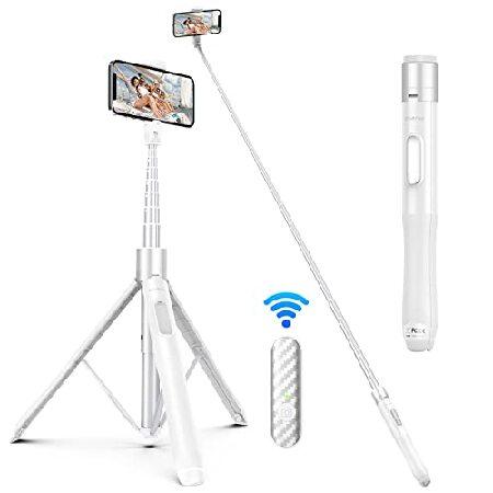 ATUMTEK スマホ三脚 自撮り棒 165cmロングタイプ セルフィースタンド アルミ製 充電式 ...