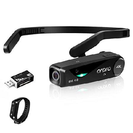 【平行輸入品】ORDRO EP6 Plus Head Mounted Camera 4K Video...