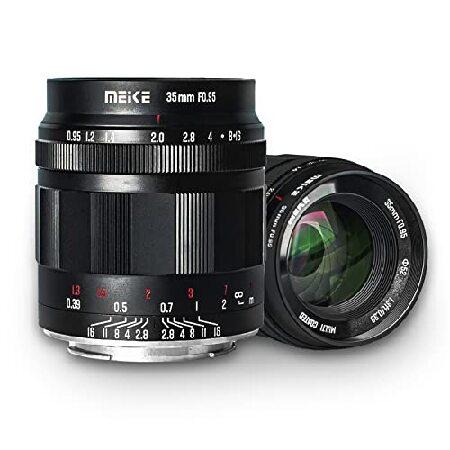 【平行輸入品】Meike 35mm f0.95 大口径マニュアルフォーカスプライム 固定レンズ AP...