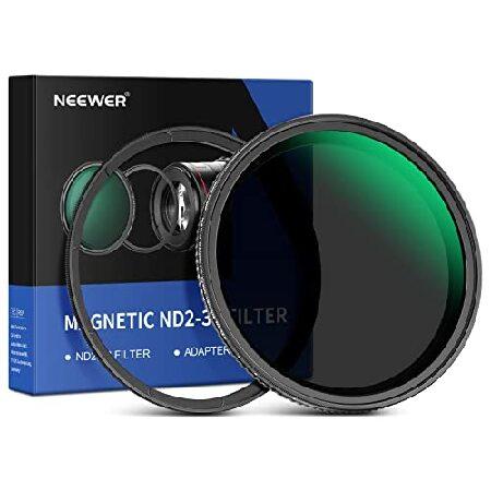 【平行輸入品】NEEWER 62mm Magnetic Variable ND Filter ND2...