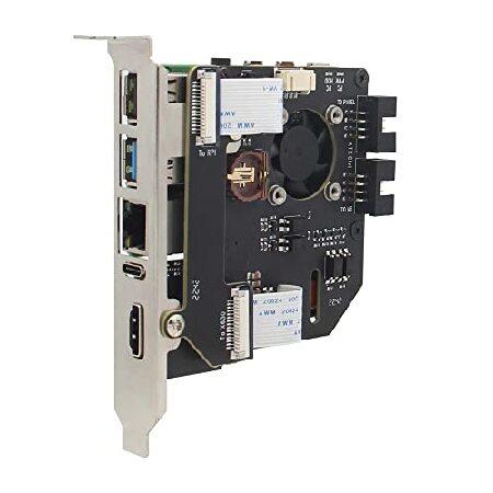 【平行輸入品】Geekworm KVM-A8 PCIeバージョン Raspberry Pi 4 Mo...