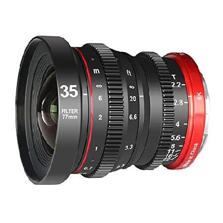 【平行輸入品】Meike 35mm T2.2 大口径 マニュアルフォーカス 低歪み APS-C S3...